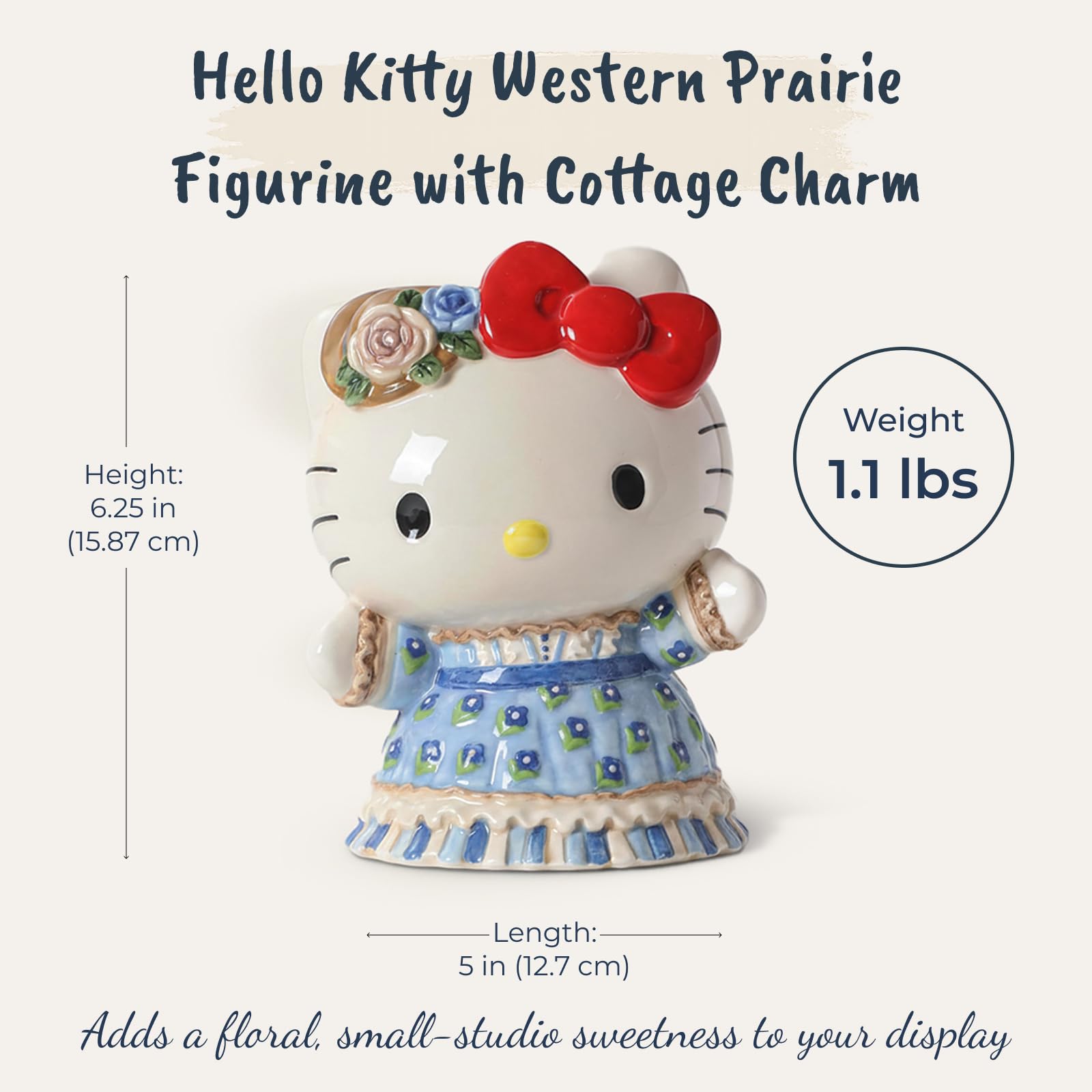 Amazon.com: Blue Sky Clayworks Hello Kitty in Western Prairie